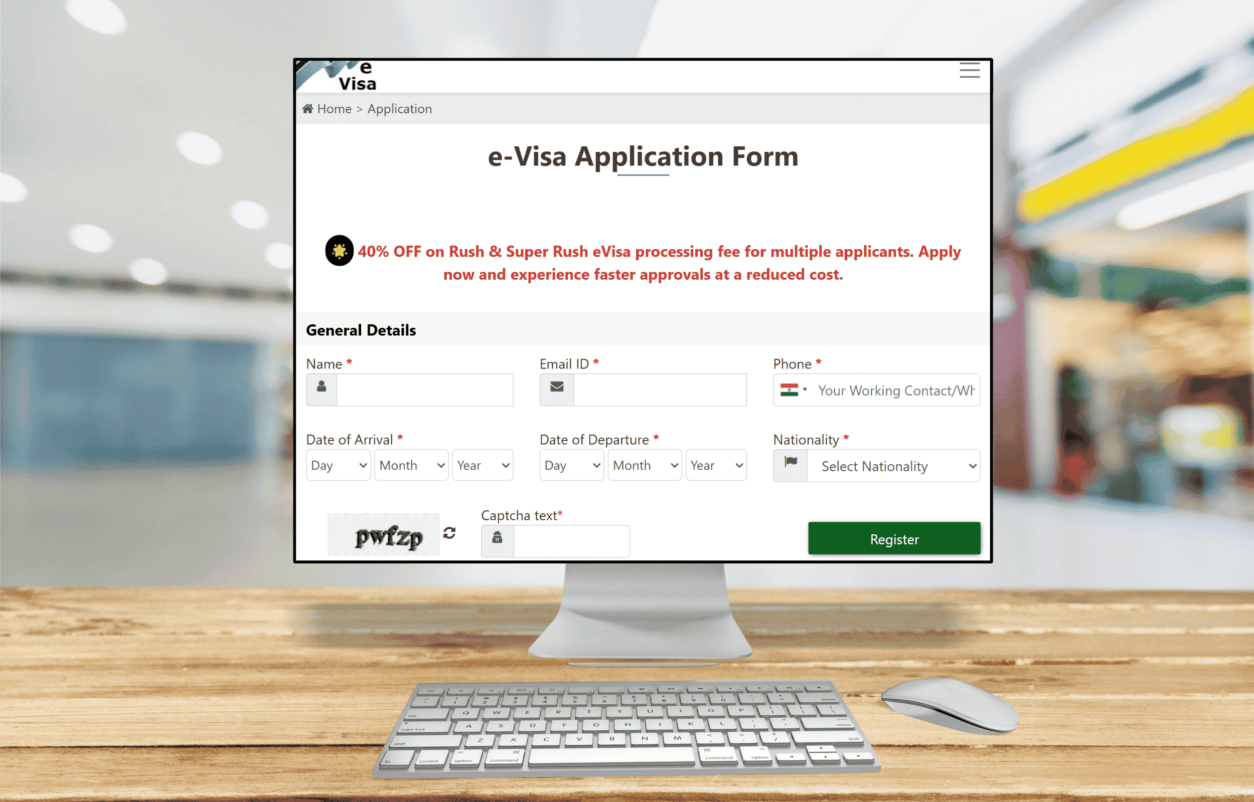 Botswana Diplomatic Evis Application