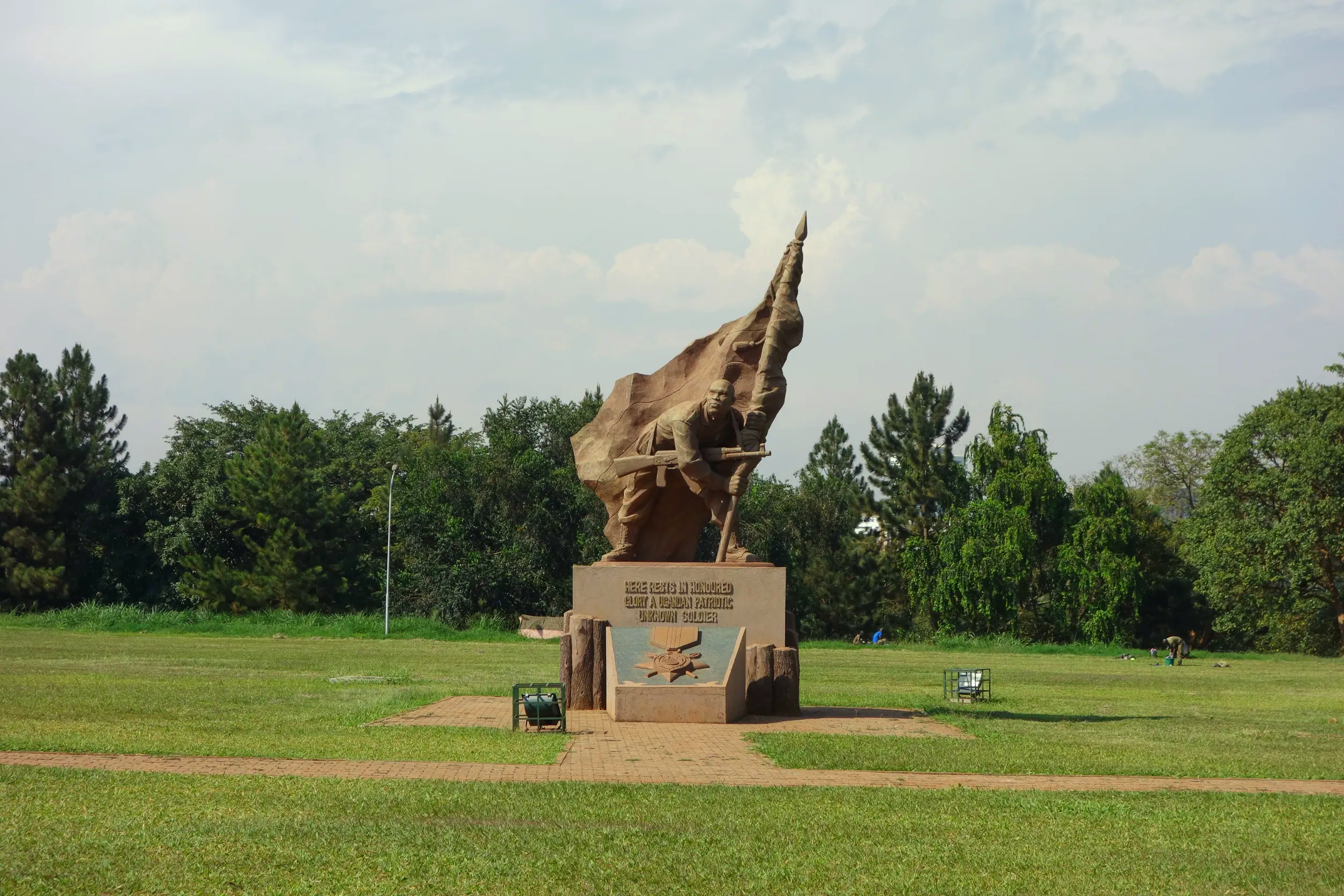 memorial monument to the unknown soldier at the kololo