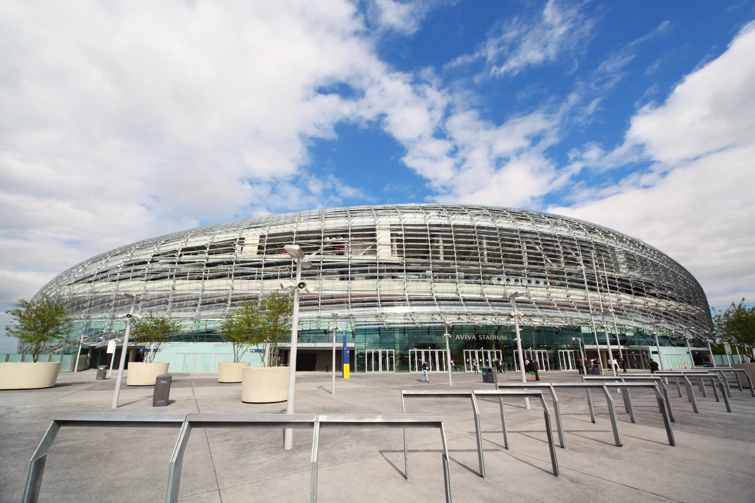 stadium aviva after repair in dublin ireland
