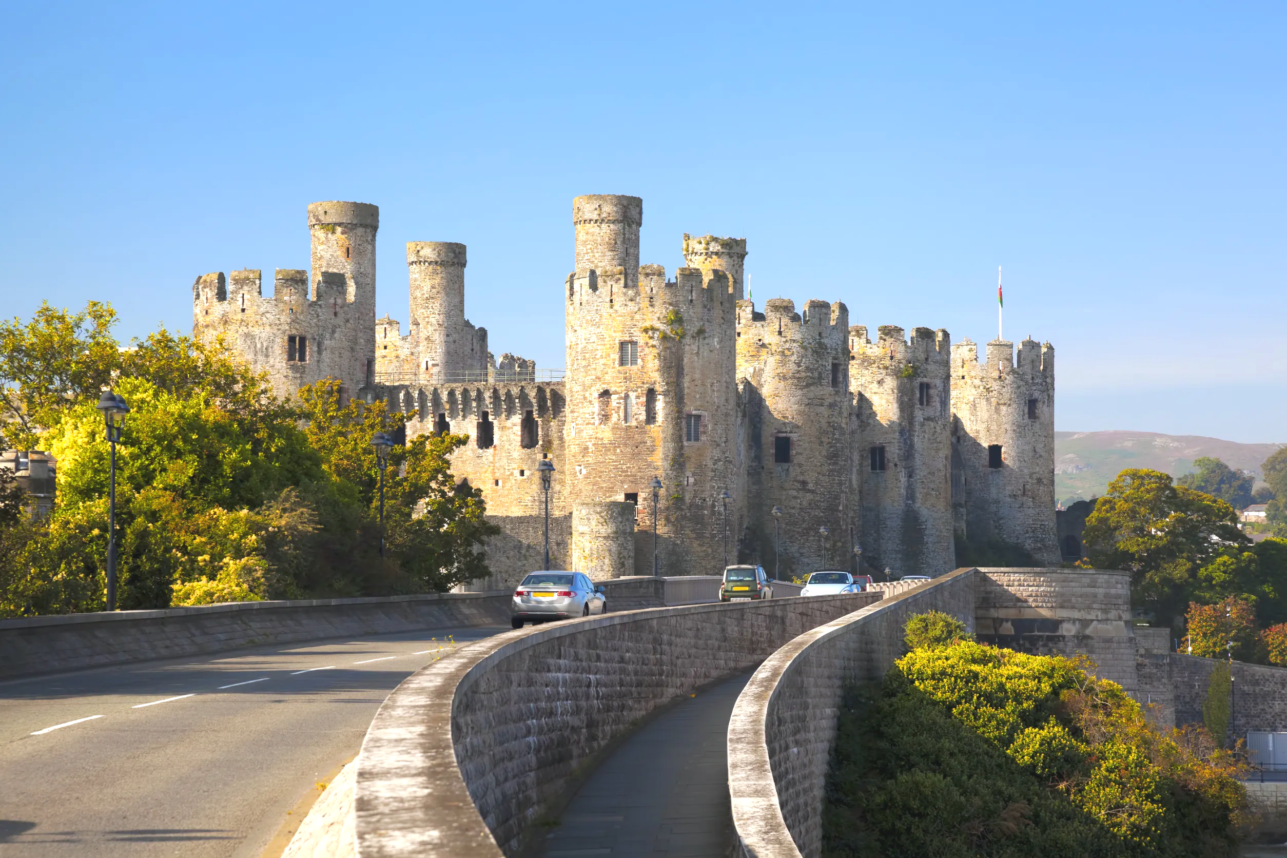 the famous conwy castle in wales united kingdom