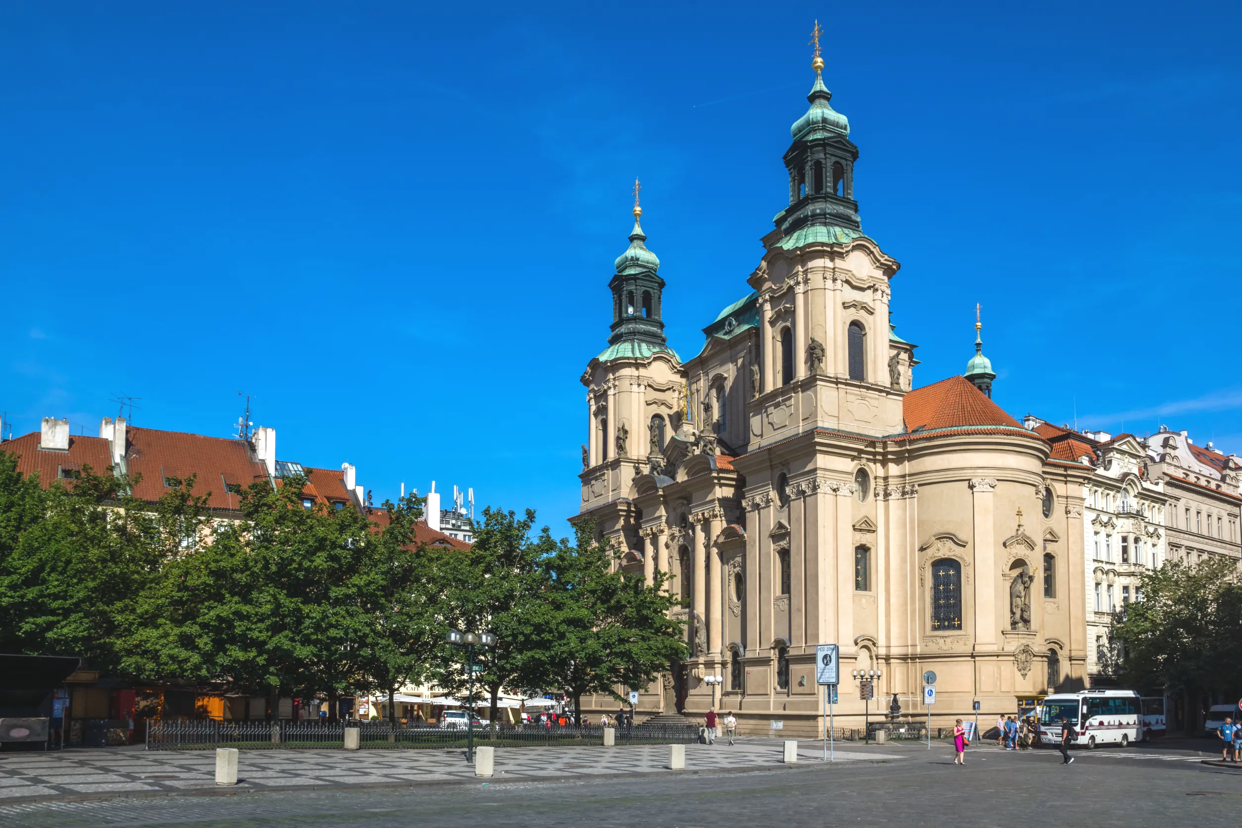 the saint nicholas church in prague czech republic