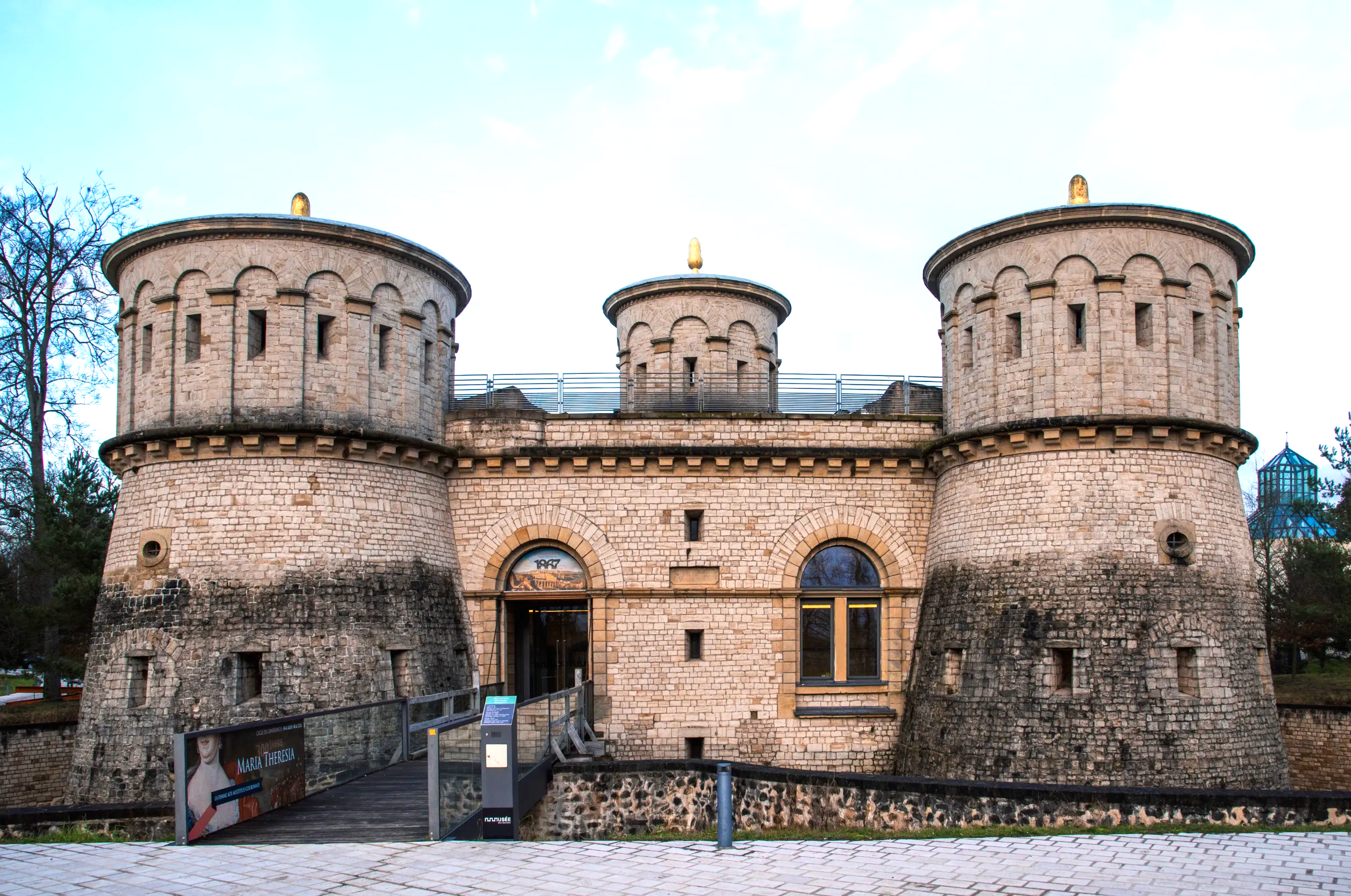 view of the fort thungen in luxembourg city luxembourg